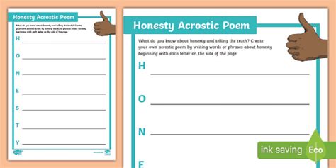 Honesty Writingns