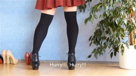 School Girl Skirt Knee Highs And Heels Amateur Porn Xhamster