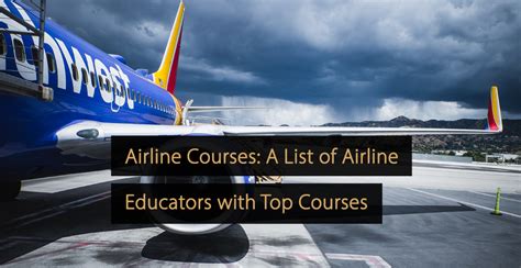 airline  list  airline educators  top courses
