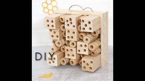 Create A Diy Bee Hotel Youtube
