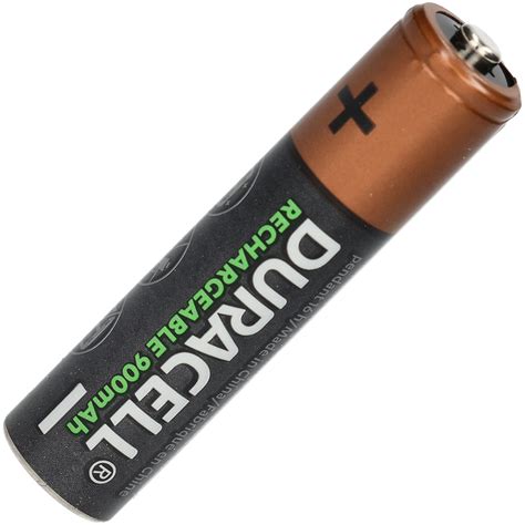 Duracell HR03 DX2400 Recharge Ultra NiMH AAA Rechargeable Batteries ...