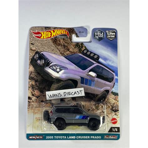 Hot Wheels Premium 2005 豐田陸地巡洋艦普拉多灰色 蝦皮購物