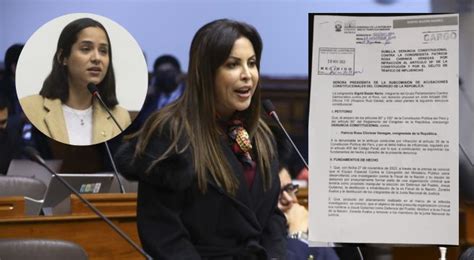 Sigrid Bazán presentó una denuncia constitucional contra Patricia