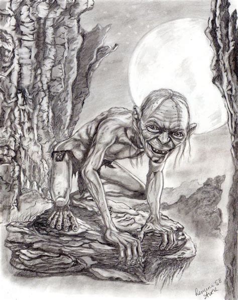 Gollum Finished By Gemini58 On Deviantart