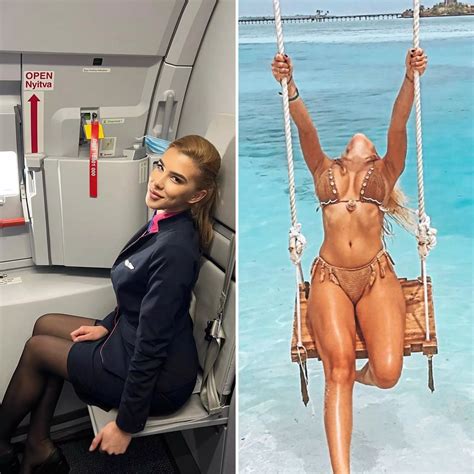 Swinging Over The Ocean Nudes SexyFlightAttendants NUDE PICS ORG