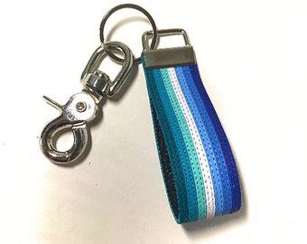 Gay Pride Leather Keychain Rainbow Lgbt Lgbtq Key Chain Flag Etsy
