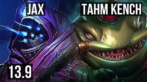 Jax Vs Tahm Kench Top Games Legendary Kr Master