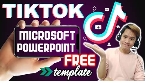 Tiktok Inspired Powerpoint Template Free Download Tutorial Youtube