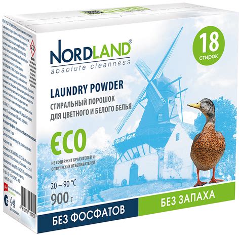 NORDLAND Стиральный порошок ECO купить по низким ценам в ЛЭТУАЛЬ