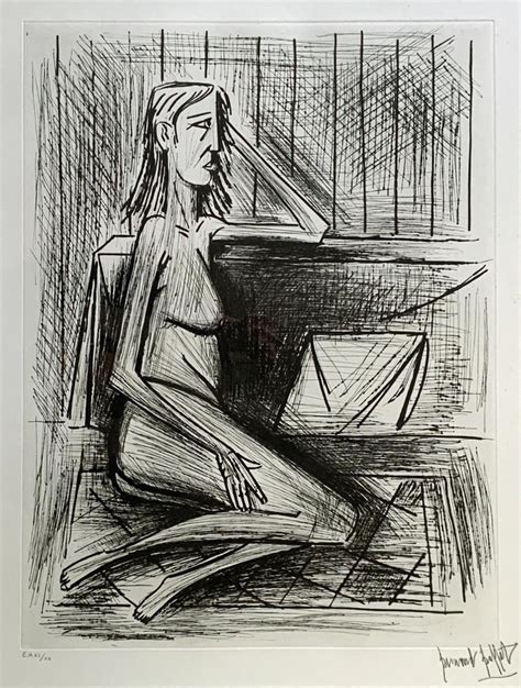 At Auction Bernard Buffet BERNARD BUFFET Seated Nude