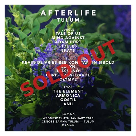 Afterlife Tulum 2023 Enero 4 1 Release GENERAL