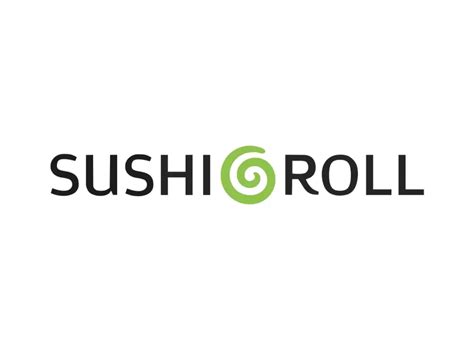 sushi roll logo vector  logowik