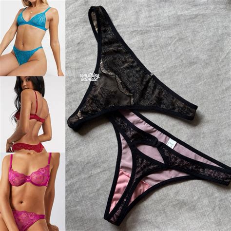 Jual Wacoal Lace Brazillian Gstring Thong Lingerie Midi Waist Panty Floral Sexy G String CD