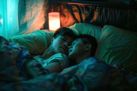 Thai Gay Couple Romantic Cuddling Free Photo Rawpixel