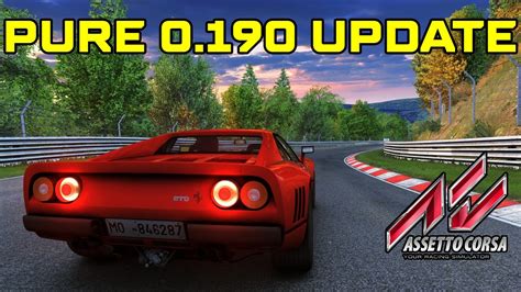 New Pure 0 190 Update Assetto Corsa What S New And How To Install Youtube