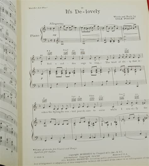 Red Hot And Blue A Musical Comedy By Porter Cole 1936 Random