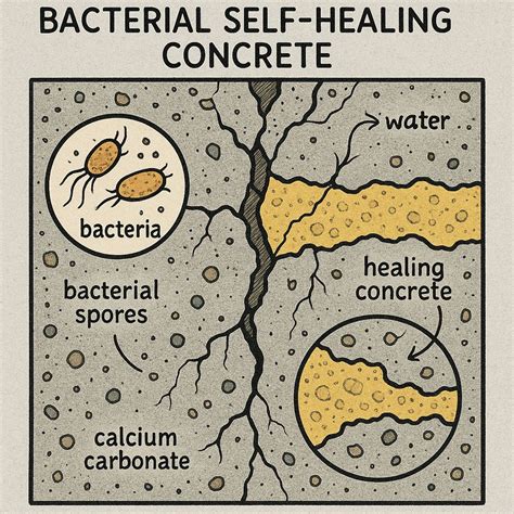 bacterial  healing concrete  natural solution harry belkowitz