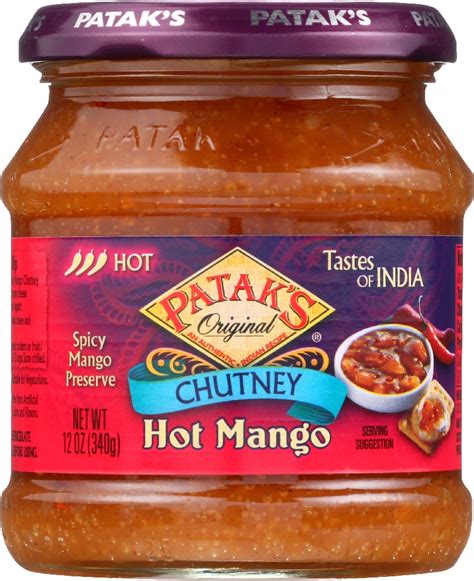 Patak S Original Hot Mango Chutney Oz Walmart