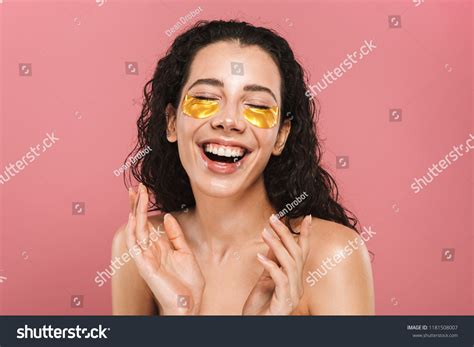 Beauty Portrait Cheerful Nude Woman Long Stock Photo Edit Now 1181508007