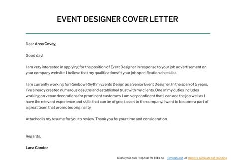 Sample Fashion Designer Resume Cover Letter Template Google Docs