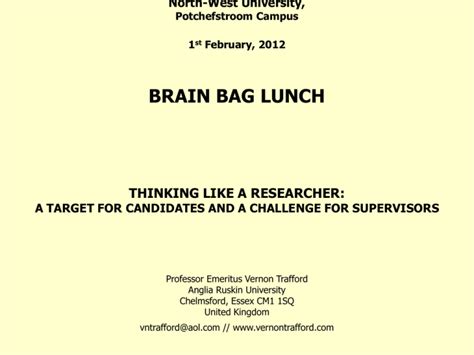 Think Like A Researcher North