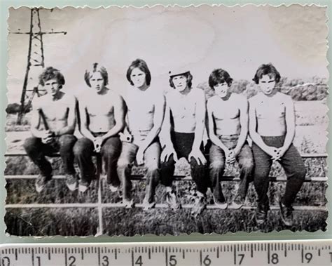 Shirtless Men Jock Muscle Handsome Affectionate Guys Gay Interest Vintage Photo Picclick Uk