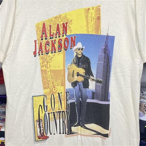 Vintage 90s Alan Jackson “Gone Country” Country Rap... - Depop