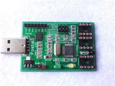 Postal3_AVR программатор eeprom, SPI flash, kb90xx, micronas, aTmel ...