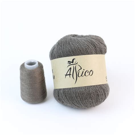 🧶 Atrico » Купить пряжу Пух норки "Дуб Венге" (850)