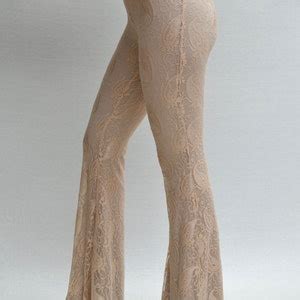 Paisley Lace Bells In Nude Etsy