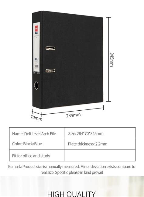 Deli Fc Lever Arch File Organize With Style