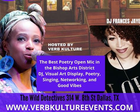 Poetry On The Patio With Verb Kulture The Wild Detectives