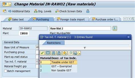 GST S4HANA Master Data Configuration