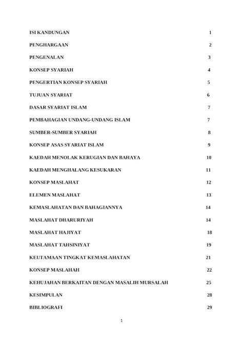 DOC Falsafah Perundangan Islam Konsep Asas Syariat Islam Dan Konsep