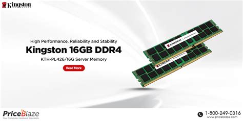 Upgrade Server Memory with KTH-PL426/16G Kingston 16GB DDR4 RAM ...
