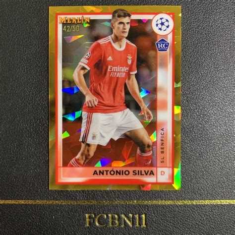 【fcb拍卖】2022 23 Topps Chrome Merlin Antonio Silva 安东尼奥 席尔瓦 50编 4250 Rc