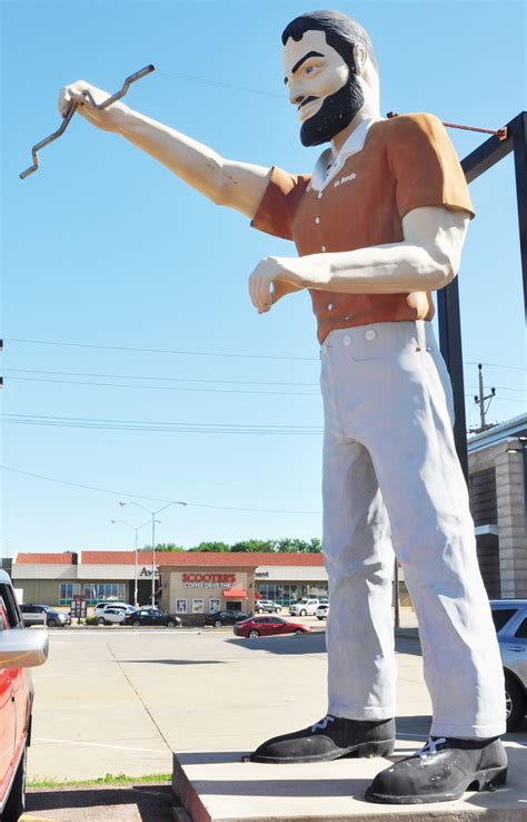 International Fiberglass Giant Men Statues