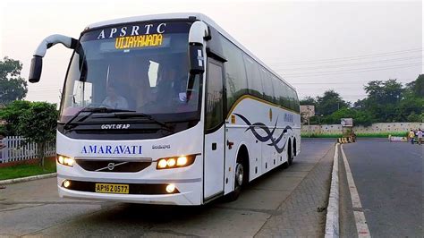 APSRTC AMARAVATI BUSES VOLVO B11R I SHIFT MULTI AXLE BUS YouTube