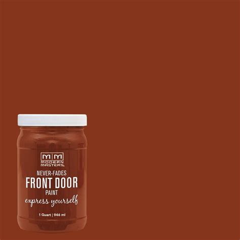 Modern Masters Express Yourself 1 Qt Satin Comfortable Front Door Paint 275129 The Home Depot