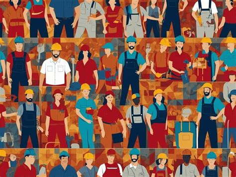 A Series Of People In Front Of A Large Group Of People Premium Ai