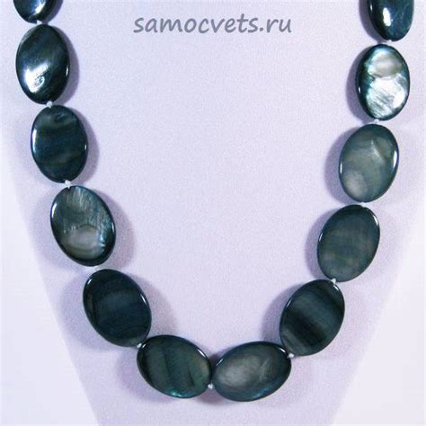 Бусы из Перламутра Сэдэф Чёрные: отзывы, фото, цена, купить | samocvets.ru