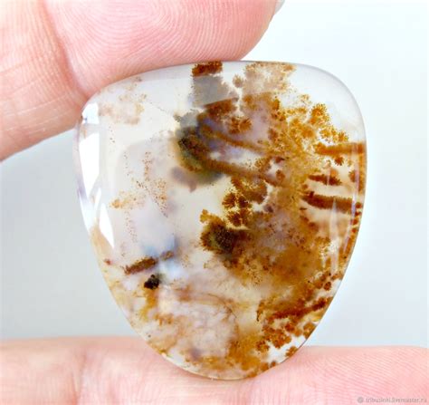 Агат моховой. Кабошон купить в интернет-магазине Ярмарка Мастеров по ...