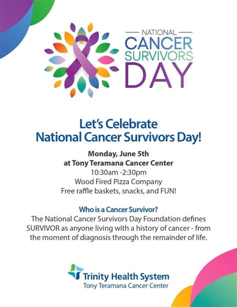 Trinity Health Celebrating National Cancer Survivor Day Lede News