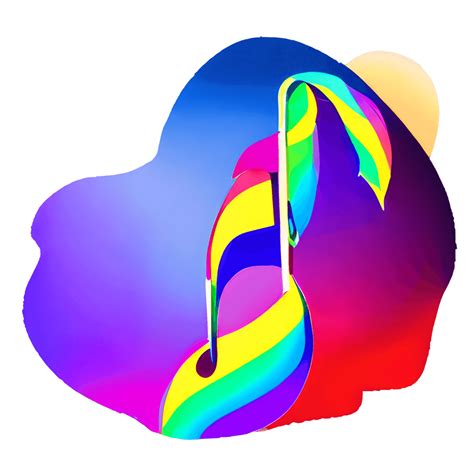 Digital Graphic Music For Gay Pride Rainbow High Details Lgbtq Creative Fabrica