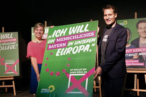 Gr Ne Stellen Kampagne Zur Landtagswahl Vor Mdl Ludwig Hartmann