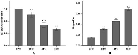 Effect of increasing temperature on Caco-2 monolayer barrier function ...