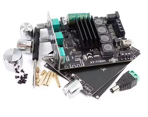 WZMACNIACZ STEREO 2x100W BLUETOOTH USB 5-24V TPA3116D2 XY-T100H (AMP ...