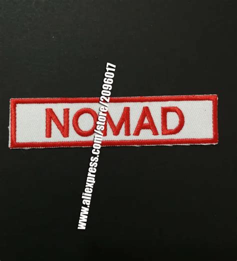 Nomad Patches Of Embroidered Iron On Biker Patch For Motorcycle Jacket Vest Hells Patchesvest