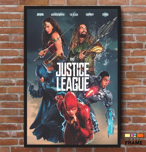 Quadro Pôster Filme Liga Da Justiça M8 60x90 Elo7