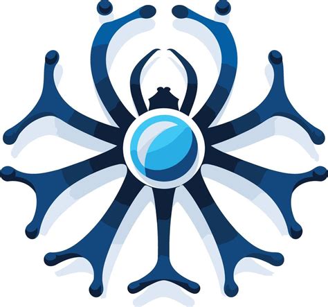 Abstract Blue Spider Like Design 49264735 Vector Art At Vecteezy